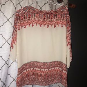 Patterned dress shirt